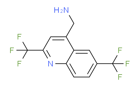 CAS No. 1133123-13-3, (2,6-Bis(trifluoromethyl)quinolin-4-yl)methanamine