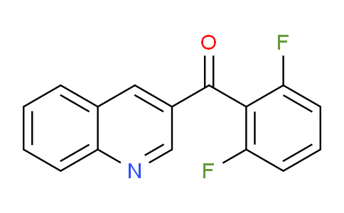 CAS No. 1187167-19-6, (2,6-Difluorophenyl)(quinolin-3-yl)methanone