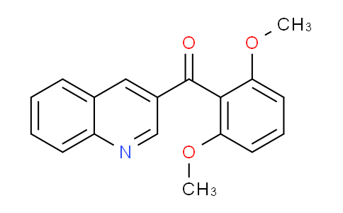 CAS No. 1187163-88-7, (2,6-Dimethoxyphenyl)(quinolin-3-yl)methanone