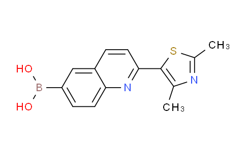 CAS No. 898825-60-0, (2-(2,4-Dimethylthiazol-5-yl)quinolin-6-yl)boronic acid