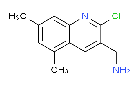 CAS No. 1710643-97-2, (2-Chloro-5,7-dimethylquinolin-3-yl)methanamine