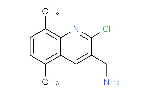 CAS No. 1707584-36-8, (2-Chloro-5,8-dimethylquinolin-3-yl)methanamine