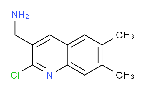 CAS No. 1707609-11-7, (2-Chloro-6,7-dimethylquinolin-3-yl)methanamine
