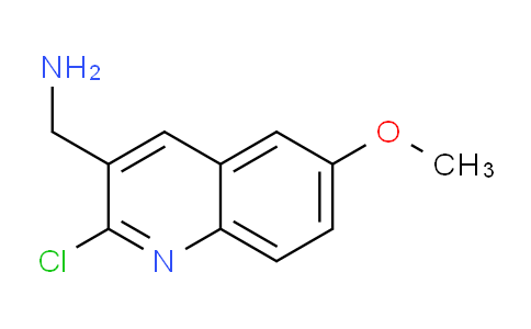 CAS No. 1707567-26-7, (2-Chloro-6-methoxyquinolin-3-yl)methanamine