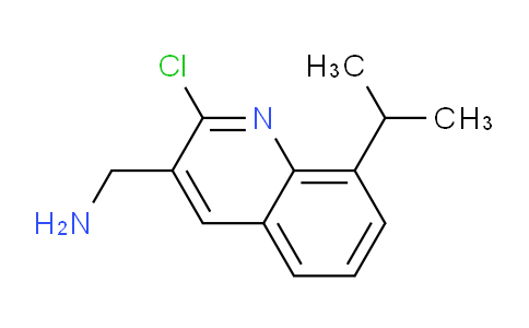 CAS No. 1707371-43-4, (2-Chloro-8-isopropylquinolin-3-yl)methanamine
