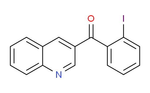 CAS No. 1187170-84-8, (2-Iodophenyl)(quinolin-3-yl)methanone