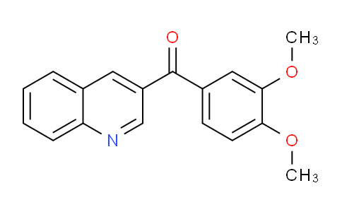 CAS No. 1187164-00-6, (3,4-Dimethoxyphenyl)(quinolin-3-yl)methanone
