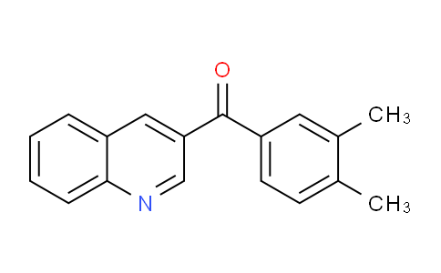 CAS No. 1187169-95-4, (3,4-Dimethylphenyl)(quinolin-3-yl)methanone