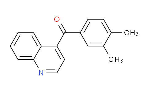 CAS No. 1706429-94-8, (3,4-Dimethylphenyl)(quinolin-4-yl)methanone