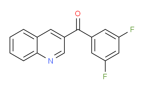 CAS No. 1187171-70-5, (3,5-Difluorophenyl)(quinolin-3-yl)methanone