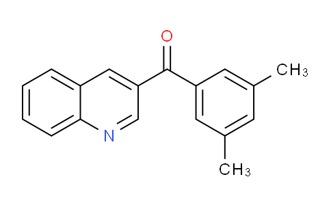 CAS No. 1187169-98-7, (3,5-Dimethylphenyl)(quinolin-3-yl)methanone