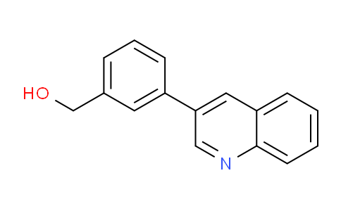 CAS No. 181422-17-3, (3-(Quinolin-3-yl)phenyl)methanol