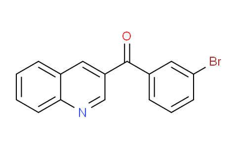 CAS No. 1178950-08-7, (3-Bromophenyl)(quinolin-3-yl)methanone