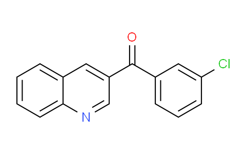 CAS No. 1178743-28-6, (3-Chlorophenyl)(quinolin-3-yl)methanone