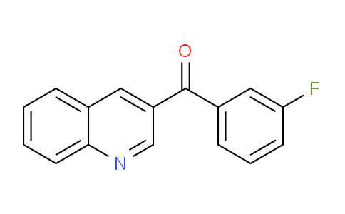 CAS No. 1178138-96-9, (3-Fluorophenyl)(quinolin-3-yl)methanone