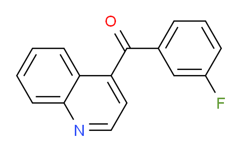 CAS No. 1706436-13-6, (3-Fluorophenyl)(quinolin-4-yl)methanone