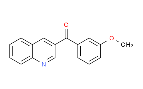 CAS No. 1179944-74-1, (3-Methoxyphenyl)(quinolin-3-yl)methanone