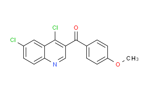 CAS No. 1707562-63-7, (4,6-Dichloroquinolin-3-yl)(4-methoxyphenyl)methanone