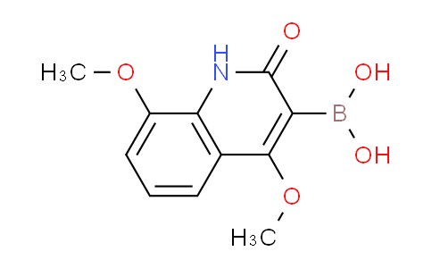 CAS No. 202824-51-9, (4,8-Dimethoxy-2-oxo-1,2-dihydroquinolin-3-yl)boronic acid