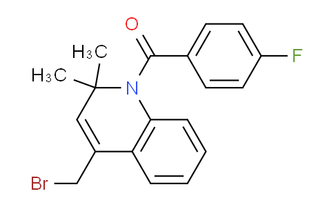 CAS No. 1374509-75-7, (4-(Bromomethyl)-2,2-dimethylquinolin-1(2H)-yl)(4-fluorophenyl)methanone