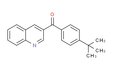 CAS No. 1187169-10-3, (4-(tert-Butyl)phenyl)(quinolin-3-yl)methanone