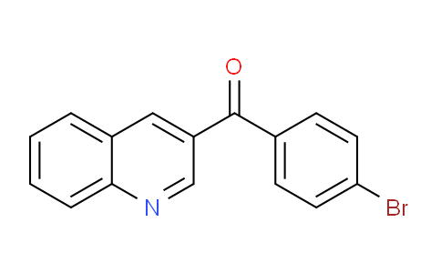 CAS No. 1184049-98-6, (4-Bromophenyl)(quinolin-3-yl)methanone