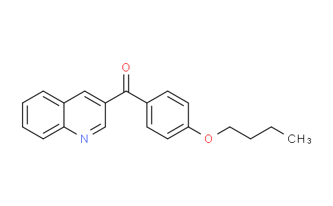 CAS No. 1187167-69-6, (4-Butoxyphenyl)(quinolin-3-yl)methanone