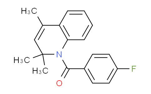CAS No. 331254-66-1, (4-Fluorophenyl)(2,2,4-trimethylquinolin-1(2H)-yl)methanone