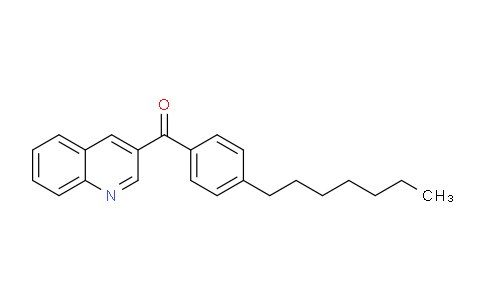 CAS No. 1187169-13-6, (4-Heptylphenyl)(quinolin-3-yl)methanone