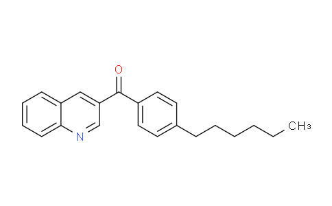 CAS No. 1187169-86-3, (4-Hexylphenyl)(quinolin-3-yl)methanone
