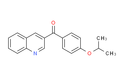 1187166-22-8 | (4-Isopropoxyphenyl)(quinolin-3-yl)methanone