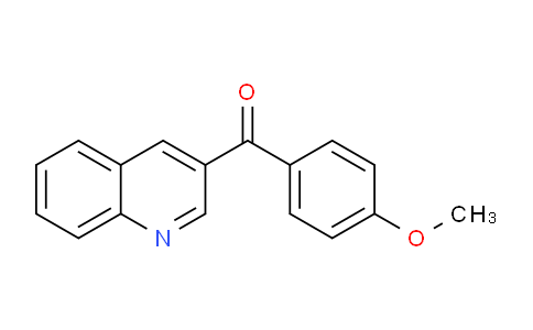 CAS No. 211106-96-6, (4-Methoxyphenyl)(quinolin-3-yl)methanone
