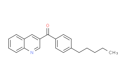 CAS No. 1187167-35-6, (4-Pentylphenyl)(quinolin-3-yl)methanone