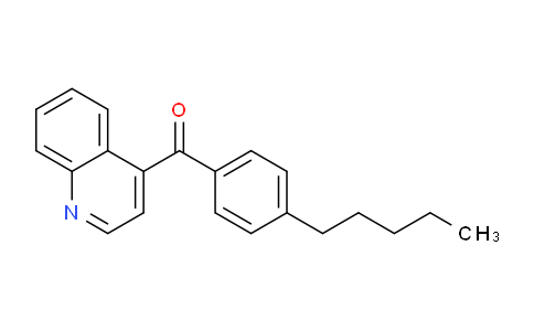 CAS No. 1706429-85-7, (4-Pentylphenyl)(quinolin-4-yl)methanone