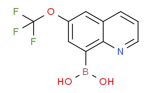 CAS No. 1089179-11-2, (6-(Trifluoromethoxy)quinolin-8-yl)boronic acid