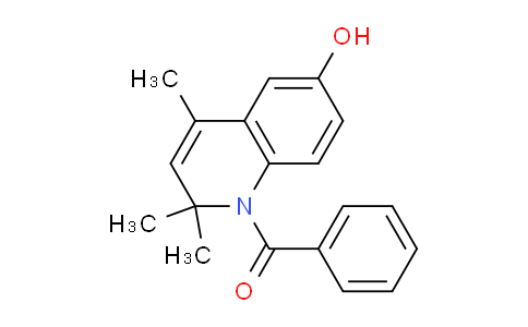 CAS No. 1256627-81-2, (6-Hydroxy-2,2,4-trimethylquinolin-1(2H)-yl)(phenyl)methanone
