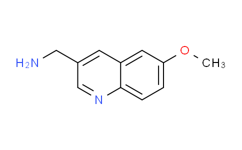 CAS No. 1268008-76-9, (6-Methoxyquinolin-3-yl)methanamine