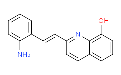 CAS No. 429651-60-5, (E)-2-(2-Aminostyryl)quinolin-8-ol