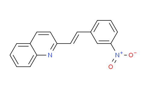 CAS No. 38101-92-7, (E)-2-(3-Nitrostyryl)quinoline