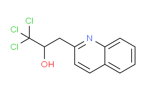 CAS No. 56211-74-6, 1,1,1-Trichloro-3-(quinolin-2-yl)propan-2-ol