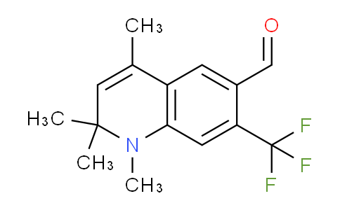 CAS No. 1354783-34-8, 1,2,2,4-Tetramethyl-7-(trifluoromethyl)-1,2-dihydroquinoline-6-carbaldehyde