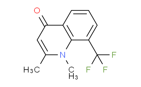 CAS No. 1208408-56-3, 1,2-Dimethyl-8-(trifluoromethyl)quinolin-4(1H)-one