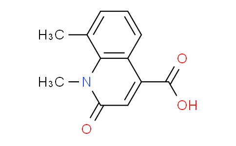 CAS No. 1267002-24-3, 1,8-Dimethyl-2-oxo-1,2-dihydroquinoline-4-carboxylic acid