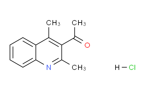 CAS No. 943825-10-3, 1-(2,4-Dimethylquinolin-3-yl)ethanone hydrochloride
