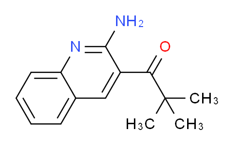 CAS No. 890093-83-1, 1-(2-Aminoquinolin-3-yl)-2,2-dimethylpropan-1-one