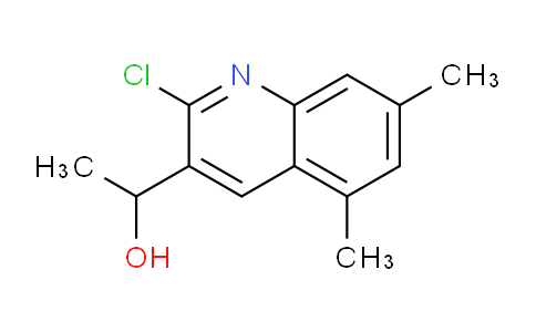 CAS No. 1017402-93-5, 1-(2-Chloro-5,7-dimethylquinolin-3-yl)ethanol