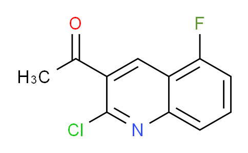 CAS No. 1956326-50-3, 1-(2-Chloro-5-fluoroquinolin-3-yl)ethanone