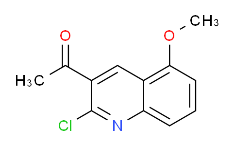 CAS No. 1956367-18-2, 1-(2-Chloro-5-methoxyquinolin-3-yl)ethanone
