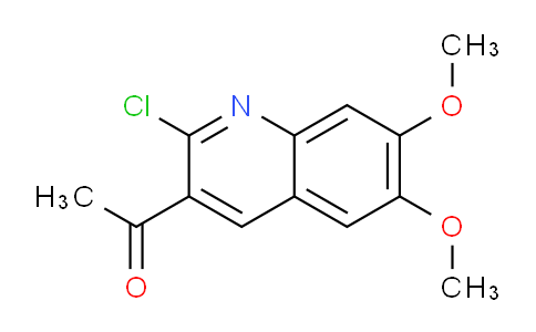 CAS No. 94741-42-1, 1-(2-Chloro-6,7-dimethoxyquinolin-3-yl)ethanone