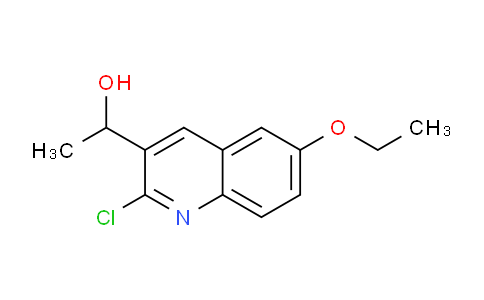 CAS No. 1017403-05-2, 1-(2-Chloro-6-ethoxyquinolin-3-yl)ethanol
